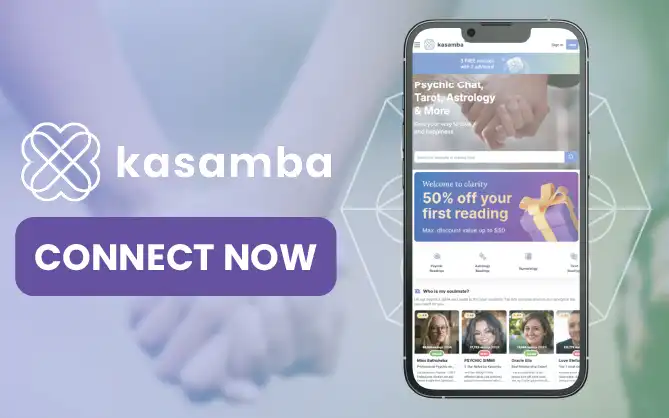 Kasamba Psychics mobile display